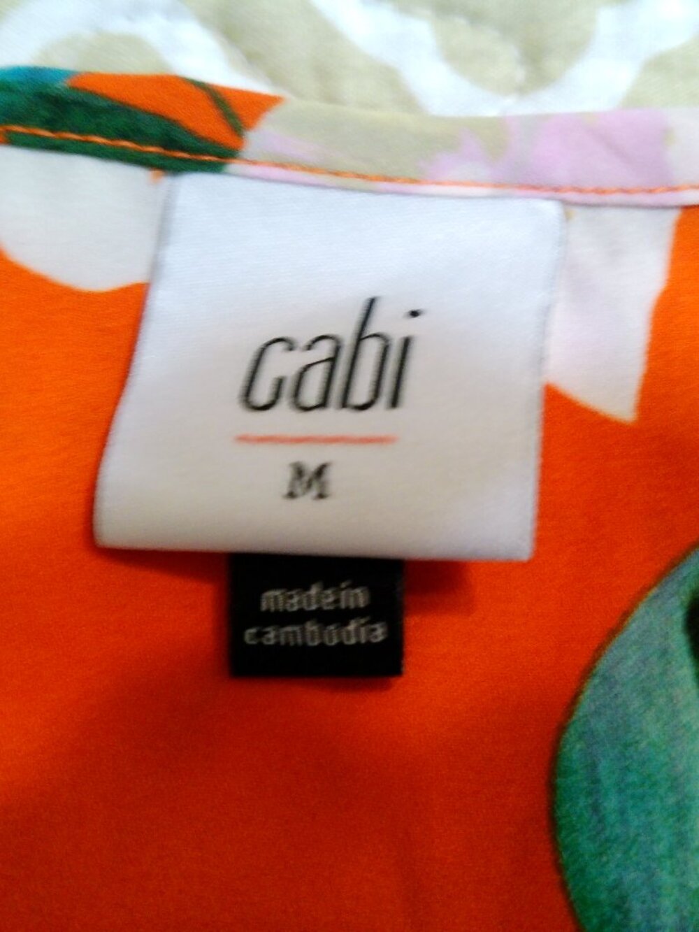 CABI BLOUSE SIZE MED GOOD CONDITION BEAUTIFUL COLORS - Picture 10 of 10